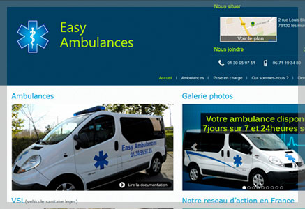 Miniature Easy ambulances